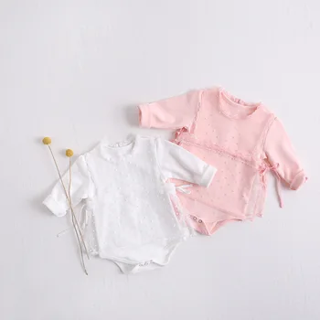 2019 ins Infant Toddler Solid Color Rompers with Lace Mesh Smock Cute Baby Girl Autumn Clothes Wholesale
2019 ins Infant Toddler Solid Color Rompers with Lace Mesh Smock Cute Baby Girl Autumn Clothes Wholesale