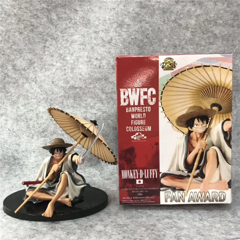 One Piece Luffy Kimono Umbrella Warrior Sitting Ver. Zoro Sanji Nami PVC Action Collection Figure Model Luffy 13cm
One Piece Luffy Kimono Umbrella Warrior Sitting Ver. Zoro Sanji Nami PVC Action Collection Figure Model Luffy 13cm