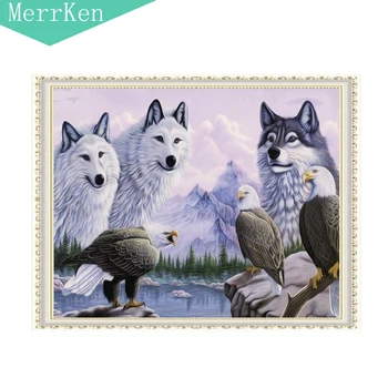 Merrken 5d Diy diamond painting cross stitch The Wolf and the eagle diamond embroidery diamond mosaic home decor 30*40cm
Merrken 5d Diy diamond painting cross stitch The Wolf and the eagle diamond embroidery diamond mosaic home decor 30*40cm