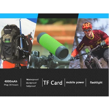 Newest PD-X1 Bicycle Bluetooth Speaker Portable FM Radio TF Card Power Bank Bike Cycling Music MP3 LED Flashlight 4000mAh
Newest PD-X1 Bicycle Bluetooth Speaker Portable FM Radio TF Card Power Bank Bike Cycling Music MP3 LED Flashlight 4000mAh