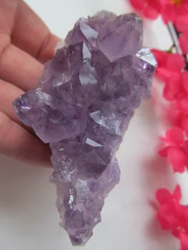 Natural Amethyst Quartz Flowers Crystal Clusters Decoration Resistant Healing Stone Feng Shui Decoration 233g
Natural Amethyst Quartz Flowers Crystal Clusters Decoration Resistant Healing Stone Feng Shui Decoration 233g