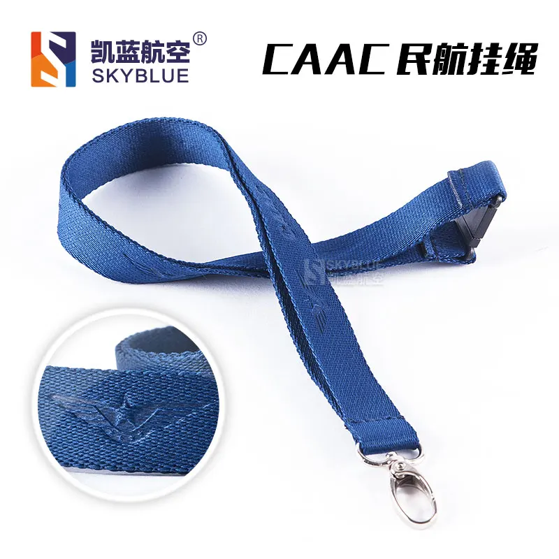 CAAC China Airline Blue Lanyard Belt for Aviation Lover Pilot Flight Crew Workers Airman
CAAC China Airline Blue Lanyard Belt for Aviation Lover Pilot Flight Crew Workers Airman