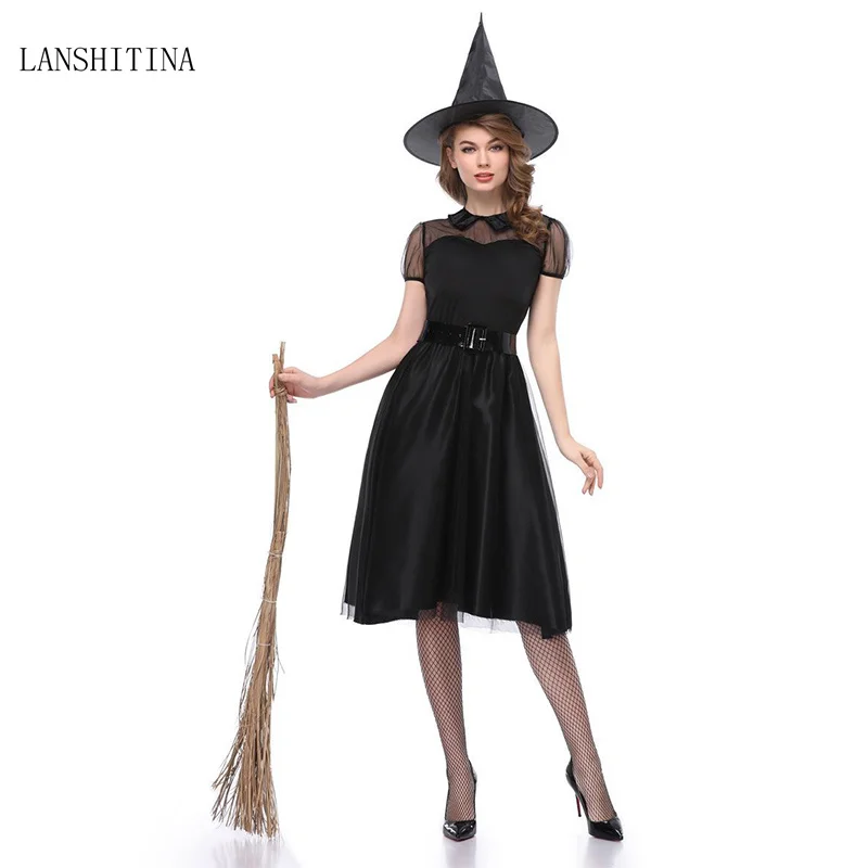 LANSHITINA Halloween Sexy Witch Costumes Adult Women Queen Carnival Party Cosplay Fancy Dress Witch Cosplay Costumes
LANSHITINA Halloween Sexy Witch Costumes Adult Women Queen Carnival Party Cosplay Fancy Dress Witch Cosplay Costumes