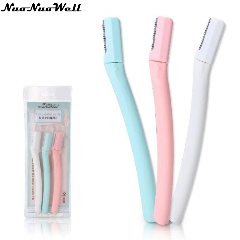 3Pcs/Set Pro Eyebrow Razor Facial Hair Remover High Quality Eyebrow Trimmer Sharp Mini Makeup Knife Shaper Shaver For Women
3Pcs/Set Pro Eyebrow Razor Facial Hair Remover High Quality Eyebrow Trimmer Sharp Mini Makeup Knife Shaper Shaver For Women