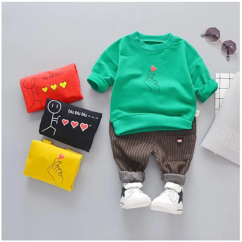 2019 Spring Baby Boys Girls Clothing Suit Infant Children Clothes Set Cartoon t-Shirt+ Pants Sport Suit Kids Boys Clothing
2019 Spring Baby Boys Girls Clothing Suit Infant Children Clothes Set Cartoon t-Shirt+ Pants Sport Suit Kids Boys Clothing