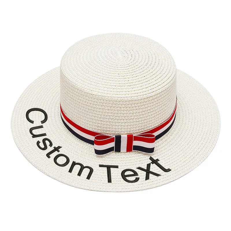 Embroidery Personalized Custom LOGO Text Unisex Sun Hat Large Brim Straw Hat Outdoor Beach hat Summer Cap Gift Dropshipp
Embroidery Personalized Custom LOGO Text Unisex Sun Hat Large Brim Straw Hat Outdoor Beach hat Summer Cap Gift Dropshipp