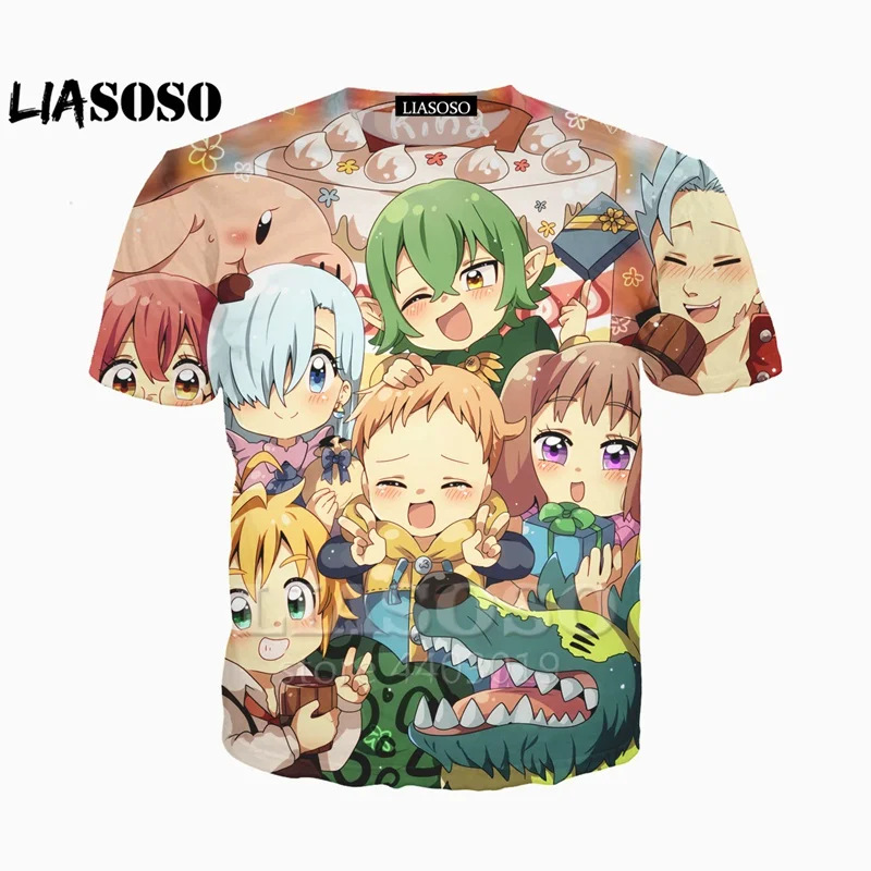 LIASOSO New Anime The Seven Deadly Sins Nanatsu No Taizai t-shirt hip hop 3D print streetwear Harajuku Shirts Funny Tshirt As10
LIASOSO New Anime The Seven Deadly Sins Nanatsu No Taizai t-shirt hip hop 3D print streetwear Harajuku Shirts Funny Tshirt As10
