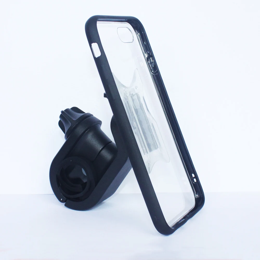 Bicycle Handle Mount Cell Phone Holder Bike Handle Bar Mount with ClipGrip Case and Security Rubber Band for iPhone XR XS XS-Max
Bicycle Handle Mount Cell Phone Holder Bike Handle Bar Mount with ClipGrip Case and Security Rubber Band for iPhone XR XS XS-Max