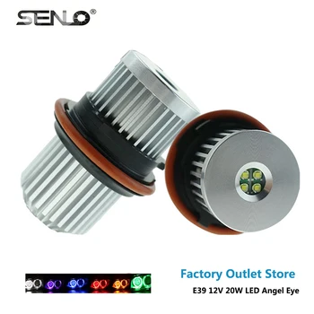 Senlo LED Signal Lamp Angel Eyes Halo-ring Led Marker 20W Error Free for Universal BM W E39 E60 E61 E63 E64 E65 E87 E3904
Senlo LED Signal Lamp Angel Eyes Halo-ring Led Marker 20W Error Free for Universal BM W E39 E60 E61 E63 E64 E65 E87 E3904