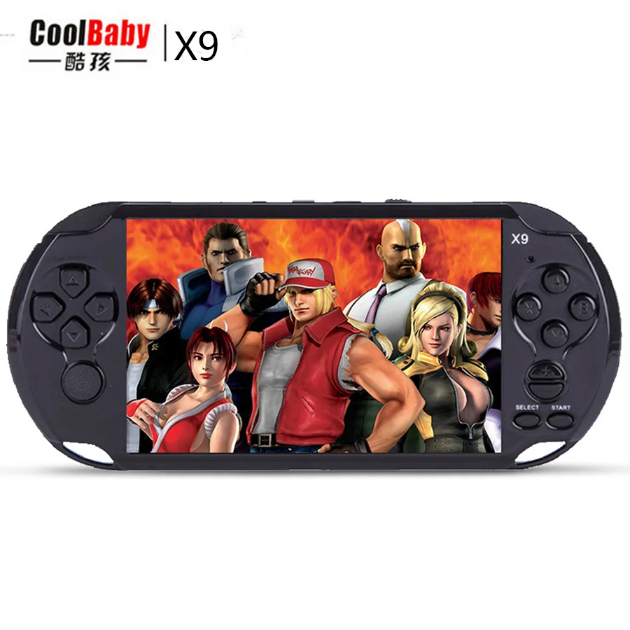 

New 8GB 5.0" Large Screen Handheld Game Consoles Built-in 300 Classic Games With MP3/ Movie Camera Adult Vedio Games Console