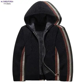 Fashion 2018 Winter Mens long sleeve hooded knitted sweaters fleece thick casual mens knitted coats mens clothing zipper coats
Fashion 2018 Winter Mens long sleeve hooded knitted sweaters fleece thick casual mens knitted coats mens clothing zipper coats