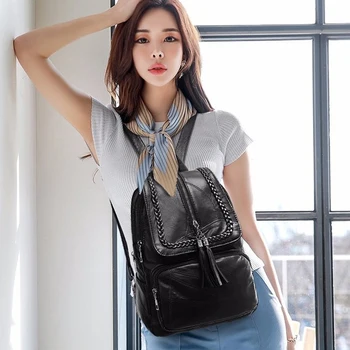 Summer Women Backpack Youth Leather Backpacks For Teenage Girls Female School Shoulder Bag Bagpack High Quality
Summer Women Backpack Youth Leather Backpacks For Teenage Girls Female School Shoulder Bag Bagpack High Quality
