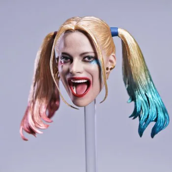 1/6 Scale Female Girl Joker Harley Quinn Head Carving with Changeable Hair Movable Head Carved for 12'' Action Figure Body Dolls
1/6 Scale Female Girl Joker Harley Quinn Head Carving with Changeable Hair Movable Head Carved for 12'' Action Figure Body Dolls