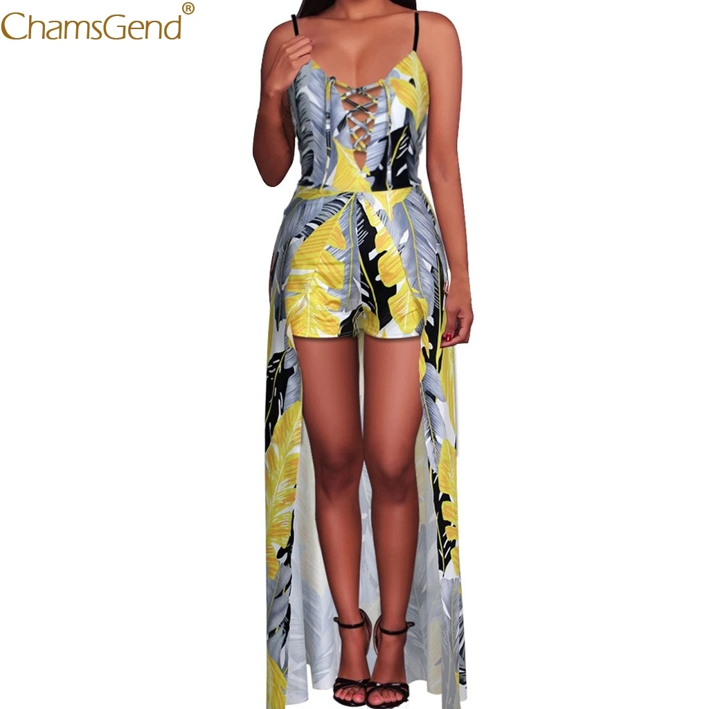 Sexy Feather Print Sling Front Long Rompers Women Formal Jumpsuit Elegant Short Long Jumpsuit Print Polyester Playsuits Jun
Sexy Feather Print Sling Front Long Rompers Women Formal Jumpsuit Elegant Short Long Jumpsuit Print Polyester Playsuits Jun