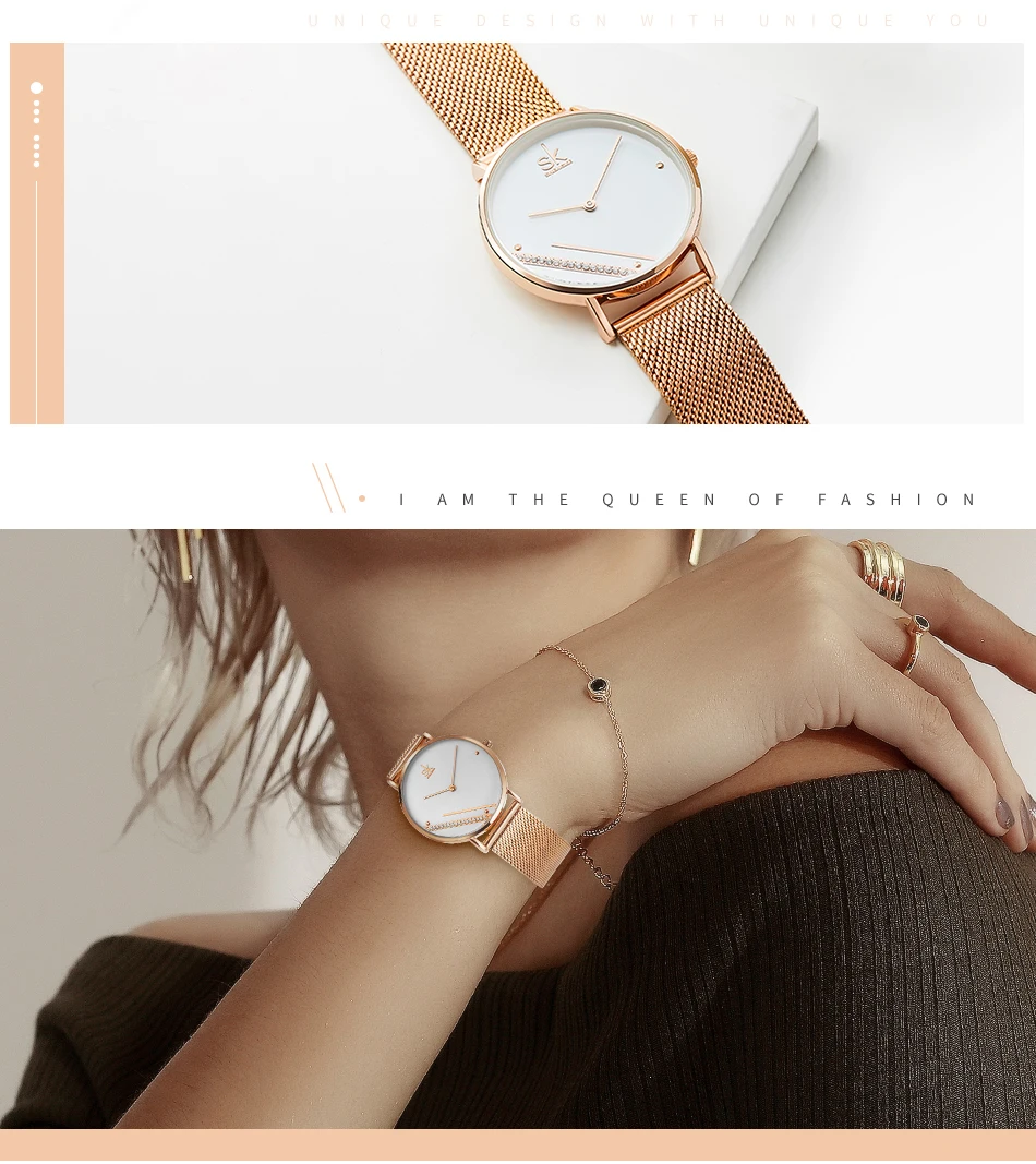 Luxury Lady's Simple Fashion Crystal Dial Quartz Watch Luxury Lady's Simple Fashion Crystal Dial Quartz Watch