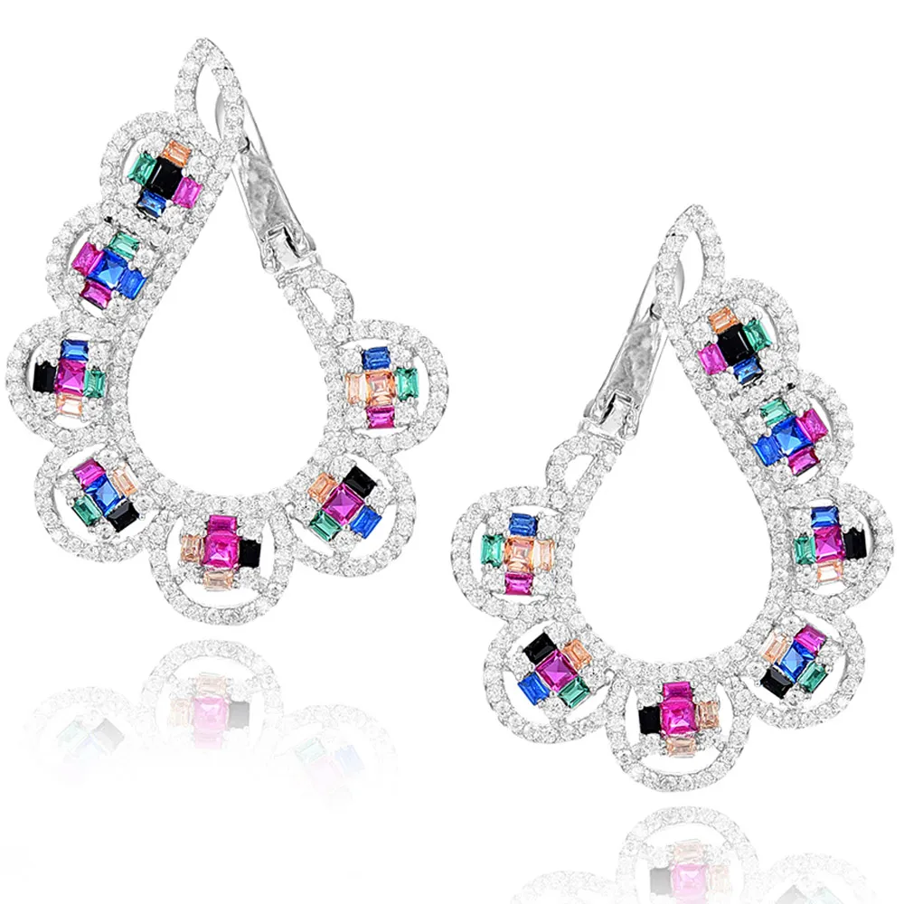 GODKI Trendy Charms Multicolor Cubic Zircon CZ Statement Earrings Korean Elegant Womens Stud Earring boucle d'oreille femme 2019
GODKI Trendy Charms Multicolor Cubic Zircon CZ Statement Earrings Korean Elegant Womens Stud Earring boucle d'oreille femme 2019
