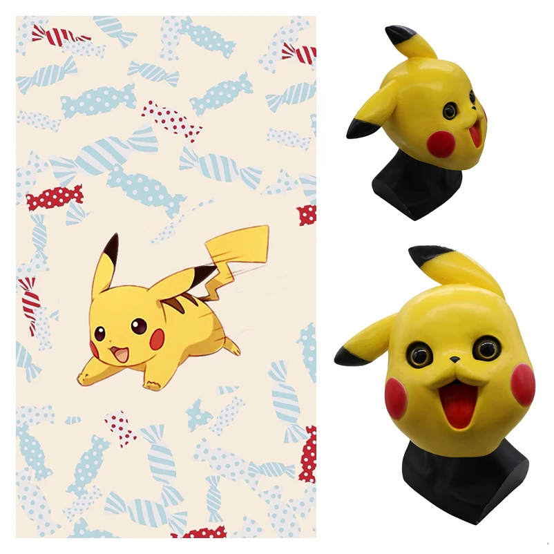 Classic Anime Pokemon Pikachu Cosplay Mask Kids Adult Full Head Helmet Latex Masks Party Halloween Fancy Ball Cosplay Props New
Classic Anime Pokemon Pikachu Cosplay Mask Kids Adult Full Head Helmet Latex Masks Party Halloween Fancy Ball Cosplay Props New