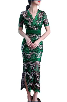 2019 Spring Summer New Fashion Women Party Office Hollow Out Vintage Lace Long Sleeved Dress
2019 Spring Summer New Fashion Women Party Office Hollow Out Vintage Lace Long Sleeved Dress