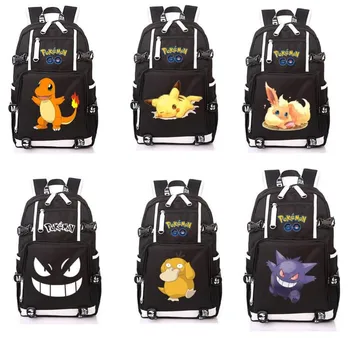 Anime Pocket Monster Pikachu Gengar Charmander Backpack Rucksack Mochila Schoolbag Bag For School Boys Girls Student Travel
Anime Pocket Monster Pikachu Gengar Charmander Backpack Rucksack Mochila Schoolbag Bag For School Boys Girls Student Travel