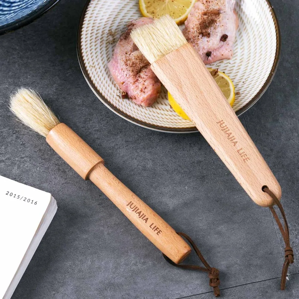 Wood Handle BBQ Brush Kitchen Oil Brushes Basting Brush Baking Cooking Tools Butter Honey Sauce Brush Basting Brushes
Wood Handle BBQ Brush Kitchen Oil Brushes Basting Brush Baking Cooking Tools Butter Honey Sauce Brush Basting Brushes