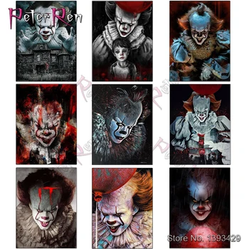 Peter ren 5d Diamond Embroidery Cartoon zombie Full Rhinestone DIY art Diamond Painting Horror clown Diamond Mosaic Crafts gifts
Peter ren 5d Diamond Embroidery Cartoon zombie Full Rhinestone DIY art Diamond Painting Horror clown Diamond Mosaic Crafts gifts