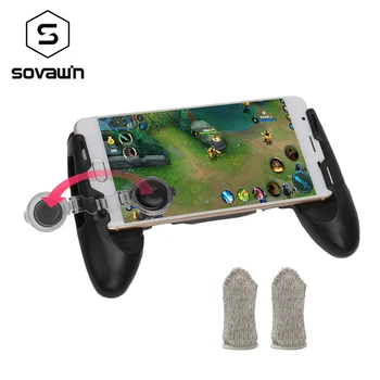 Portable PUBG Mobile Handle Gamepad with Sweatproof Finger Stall Sensitive Control Breathable Finger Cot for iPhone Android Game 
Portable PUBG Mobile Handle Gamepad with Sweatproof Finger Stall Sensitive Control Breathable Finger Cot for iPhone Android Game