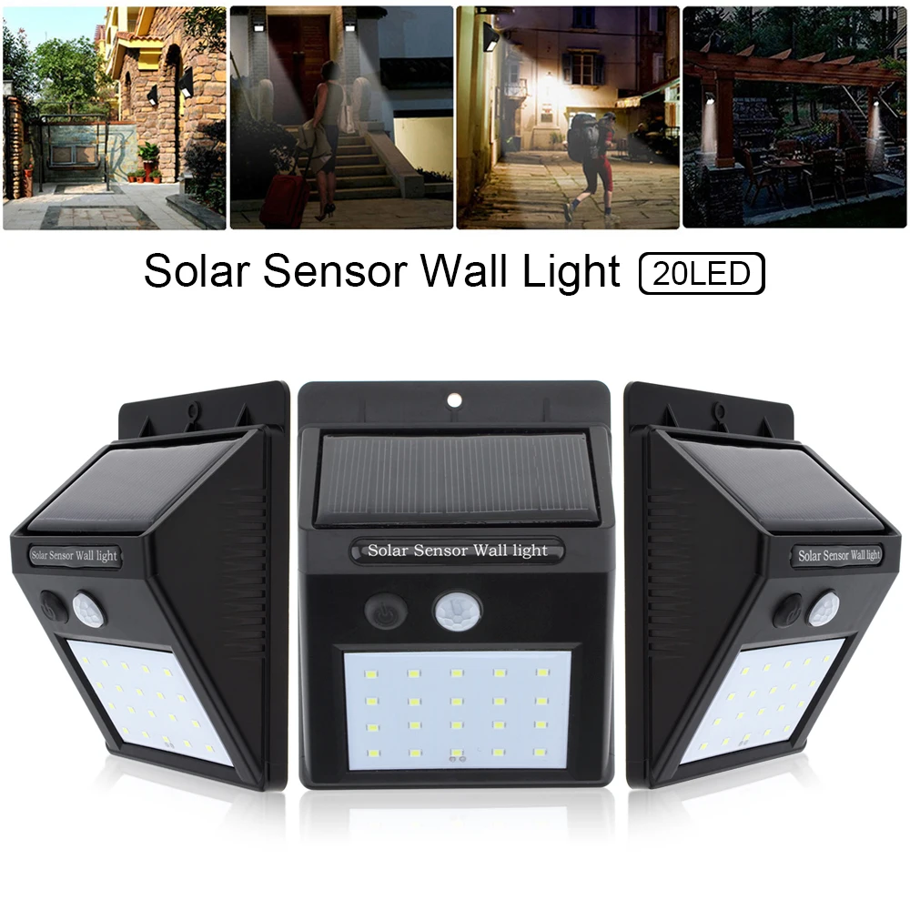 3pcs 20 LED Solar Lamp Light Motion Sensor Wall Lamp Outdoor Waterproof Courtyard Light Energy Saving for Home Garden Fence Park
3pcs 20 LED Solar Lamp Light Motion Sensor Wall Lamp Outdoor Waterproof Courtyard Light Energy Saving for Home Garden Fence Park