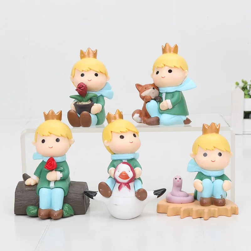 5pcs/set 8cm The Adventures of the Little Prince PVC Figure Toy Collectible model doll
5pcs/set 8cm The Adventures of the Little Prince PVC Figure Toy Collectible model doll