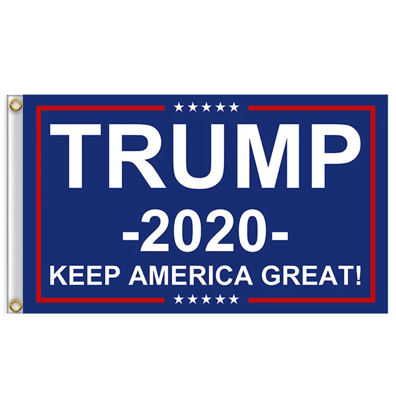 

90*150cm Trump 2020 Flag Double Sided Printed Donald Trump Flag Keep America Great Donald For President USA