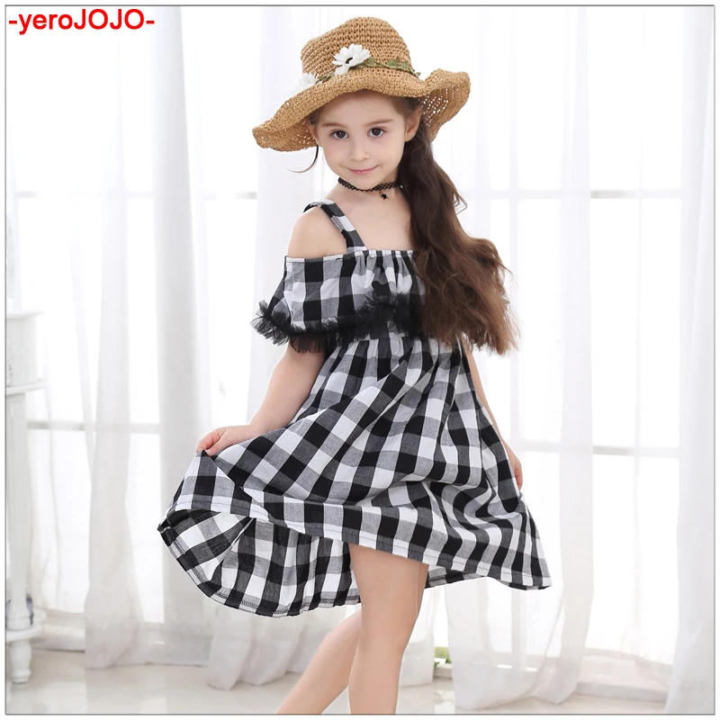New Girls Rural Dress 2019 Summer Girls Cotton Black White Plaid Strap Dress Robe Strapless Princess Dress Robe Fille Dress Girl
New Girls Rural Dress 2019 Summer Girls Cotton Black White Plaid Strap Dress Robe Strapless Princess Dress Robe Fille Dress Girl