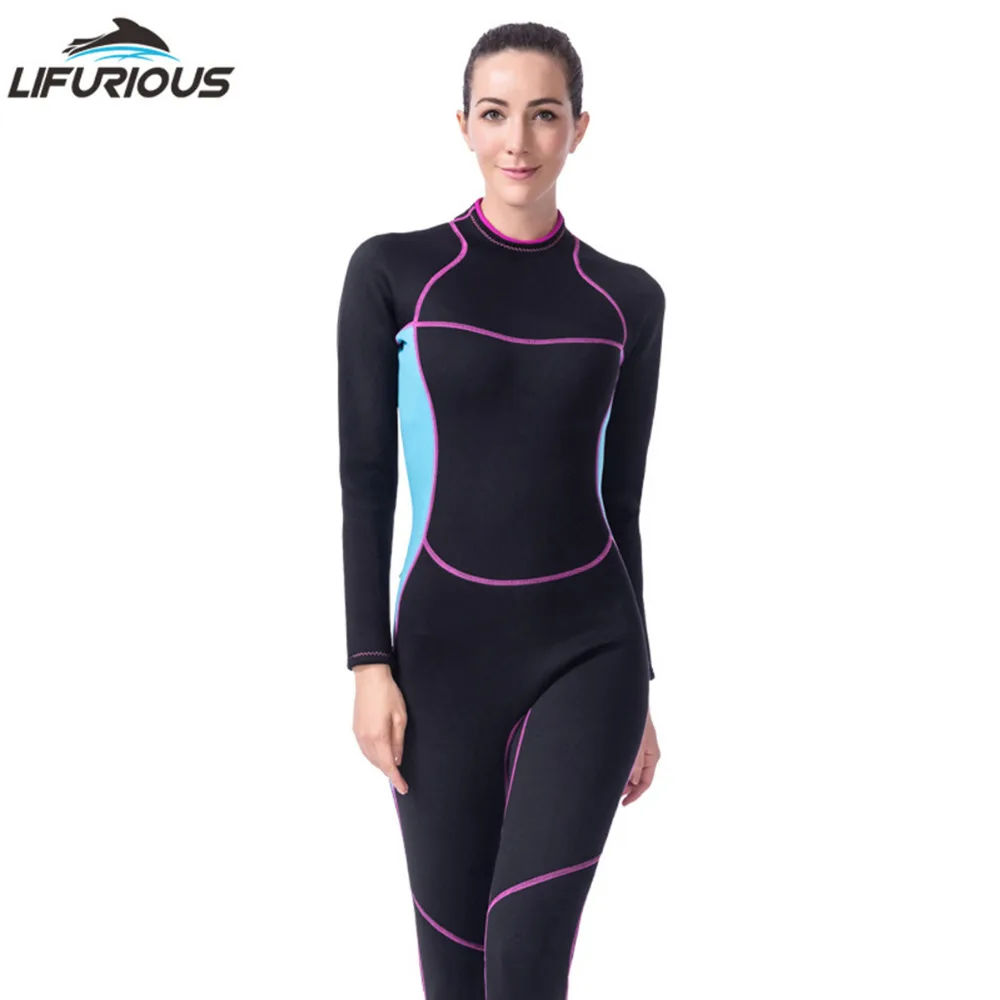 Conjoined Women long-sleeved Diving Wetsuits , Surf Diving Equipment One Piece Swimsuit Spearfishing Wetsuits Breathable, Soft 
Conjoined Women long-sleeved Diving Wetsuits , Surf Diving Equipment One Piece Swimsuit Spearfishing Wetsuits Breathable, Soft