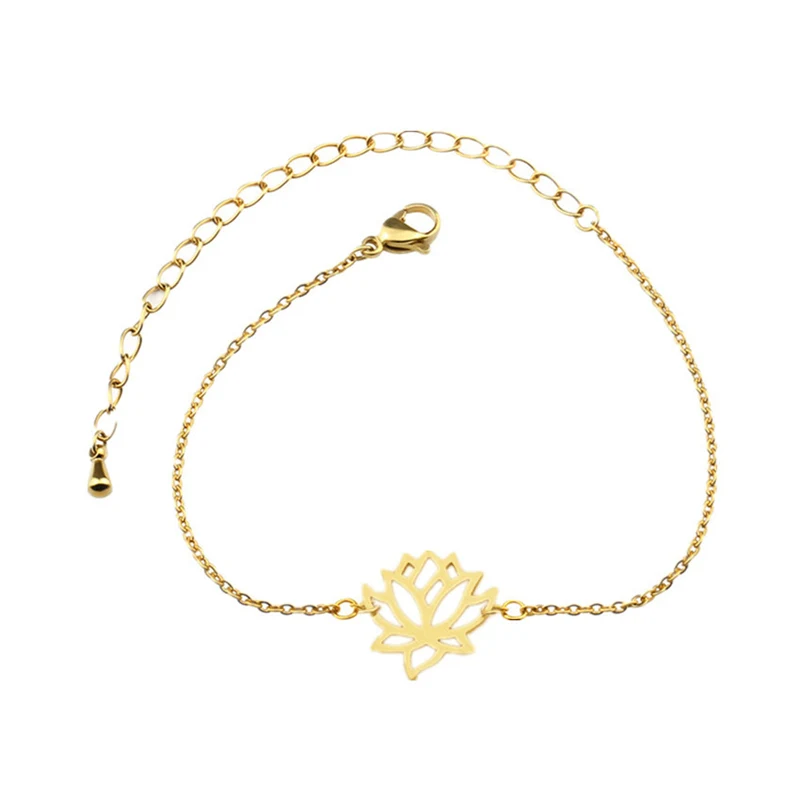 10PCS Tibetan Buddhism Jewelry Yoga Lotus Bracelet for Women Stainless Steel Gold Elegant Flower Vintage Boho Ethnic Bracelets
10PCS Tibetan Buddhism Jewelry Yoga Lotus Bracelet for Women Stainless Steel Gold Elegant Flower Vintage Boho Ethnic Bracelets