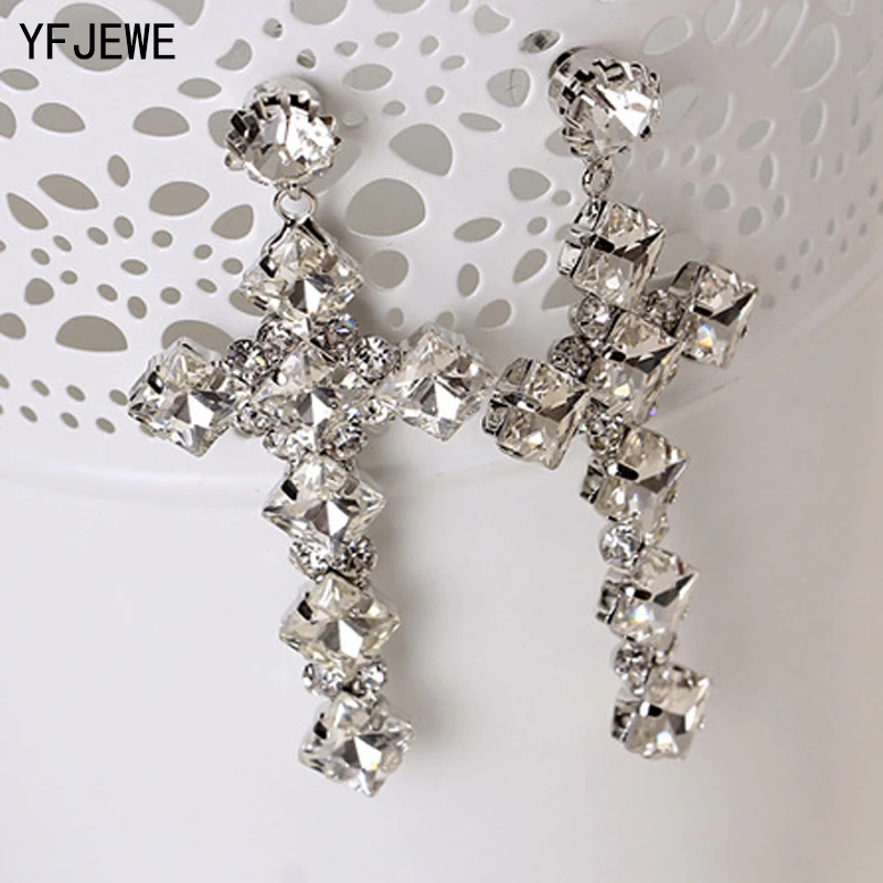 YFJEWE 2018 New Fashion Europe And the United States Popular Charismatic Cross Crystal Earrings Women Wedding Earrings #E202
YFJEWE 2018 New Fashion Europe And the United States Popular Charismatic Cross Crystal Earrings Women Wedding Earrings #E202