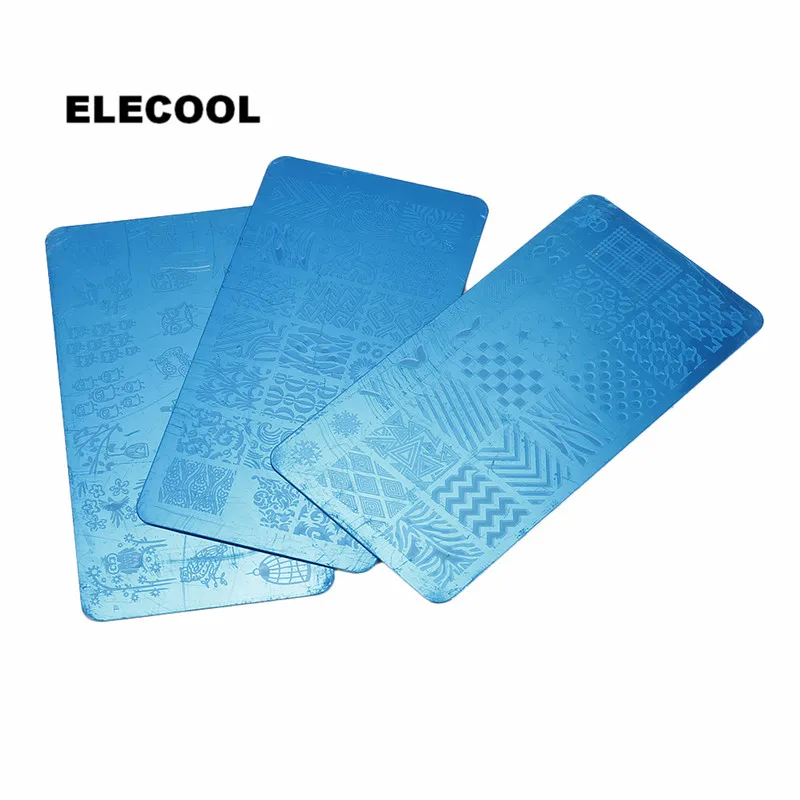 ELECOOL 1Pc Stainless Steel DIY Nail Art Image Stamping Print Plate Mixed Design 3D Image Transfer Plate Manicure Tool
ELECOOL 1Pc Stainless Steel DIY Nail Art Image Stamping Print Plate Mixed Design 3D Image Transfer Plate Manicure Tool