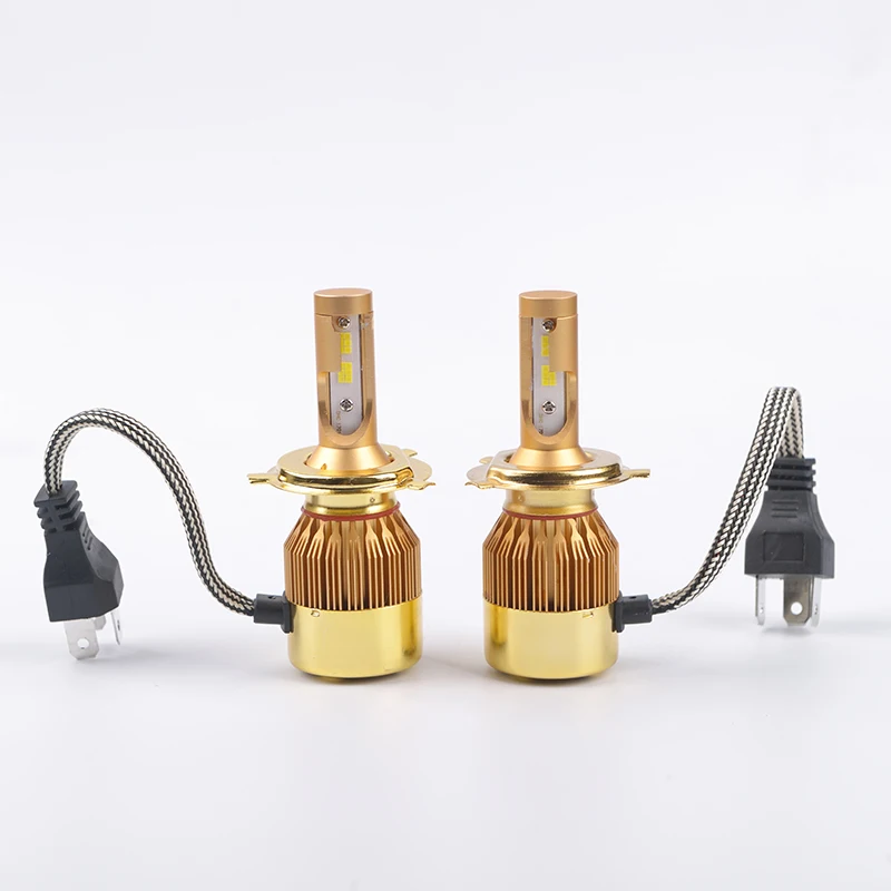 LDDCZENGHUITEC Height light C6 AUTO LED BULB LAMP KIT LIGHTS 72W 7600LM, IP68 H1 H3 H4 H7 9006 9005 H8 H10 H11 H13 Gold Color
LDDCZENGHUITEC Height light C6 AUTO LED BULB LAMP KIT LIGHTS 72W 7600LM, IP68 H1 H3 H4 H7 9006 9005 H8 H10 H11 H13 Gold Color