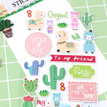 24 pcs/lot Alpaca Cactus Decorative Stationery Stickers Scrapbooking DIY Diary Album Stick Label
24 pcs/lot Alpaca Cactus Decorative Stationery Stickers Scrapbooking DIY Diary Album Stick Label