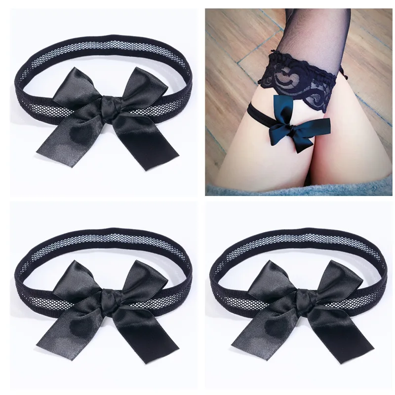 European American Sexy Thigh Ring Hollow Leg Accessories Underwear Uniform Black Temptation Sex Games |