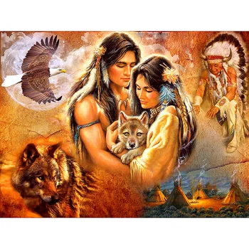 Full Square/Round Drill 5D DIY Diamond Painting "wolf & eagle" 3D Embroidery Cross Stitch 5D Rhinestone Home Decor Gift 
Full Square/Round Drill 5D DIY Diamond Painting "wolf & eagle" 3D Embroidery Cross Stitch 5D Rhinestone Home Decor Gift