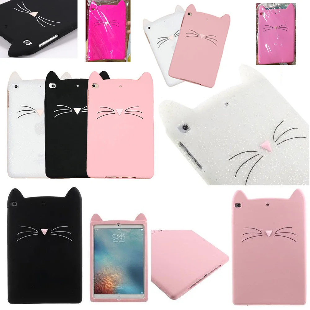 Ultra Slim Cute Cat Soft Silicone Rubber Shell Skin Cover Case For Apple iPad 9.7 2018/2017/Air/Air2 9.7 inch Tablet Coque Funda
Ultra Slim Cute Cat Soft Silicone Rubber Shell Skin Cover Case For Apple iPad 9.7 2018/2017/Air/Air2 9.7 inch Tablet Coque Funda