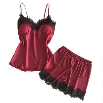 new design Fashion Womens Sexy solid Satin Sling Sleepwear Lingerie Lace Bowknot Nightdress Underwear Valentine's Day gift
new design Fashion Womens Sexy solid Satin Sling Sleepwear Lingerie Lace Bowknot Nightdress Underwear Valentine's Day gift