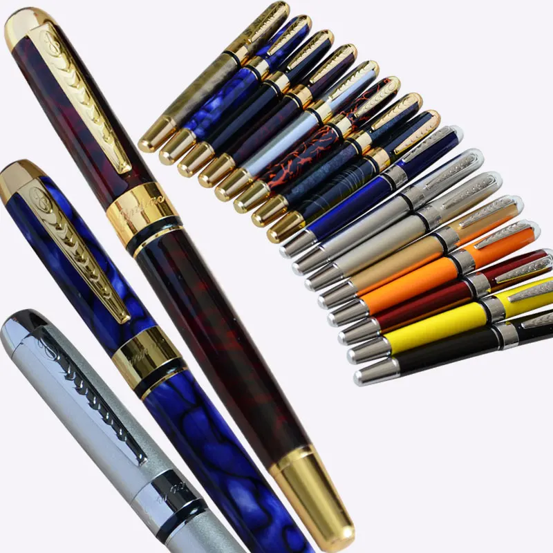 Шариковая ручка JINHAO 250 Королевская Синяя мраморная цвета шампанского черная