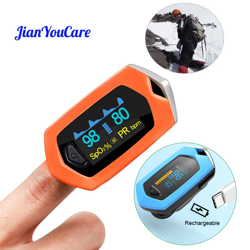 JianYouCare Medical Rechargeable Finger sport Pulse Oximeter Digital Oximetro De Dedo Spo2 Oled Pulsioximetro Heart Rate Monitor
JianYouCare Medical Rechargeable Finger sport Pulse Oximeter Digital Oximetro De Dedo Spo2 Oled Pulsioximetro Heart Rate Monitor