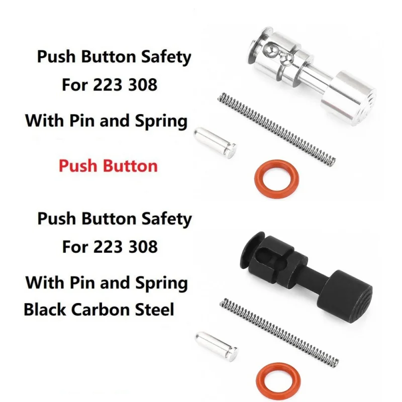 Tactical Push Button Ambidextrous Speed Safety Selector Black/Silver hunting accessaries
Tactical Push Button Ambidextrous Speed Safety Selector Black/Silver hunting accessaries