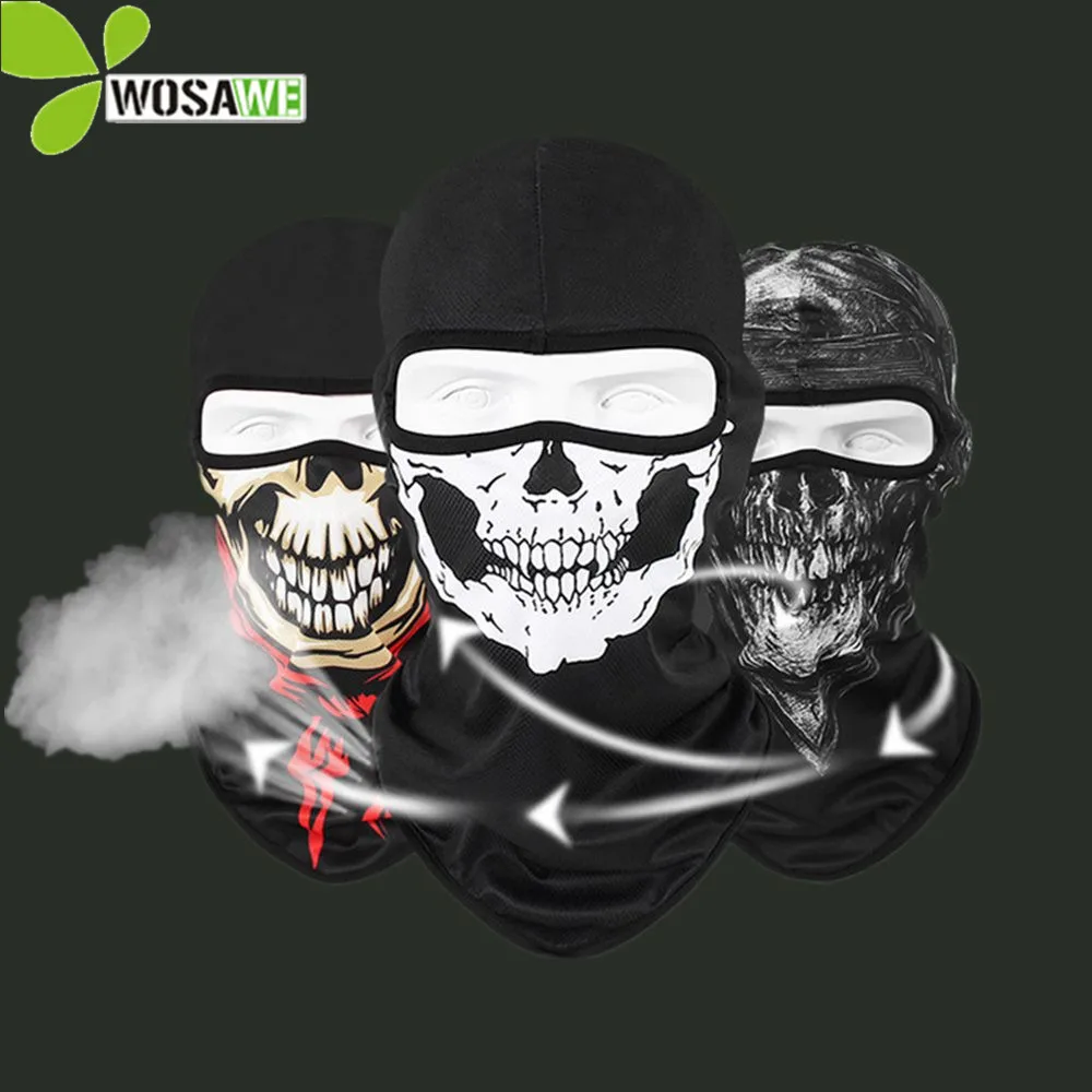 WOSAWE Outdoor Sports Full Face Mask Hats Cycling Snowboard Ski Shield Ghost Biker Helmet Inner Lining Caps Motorcycle Balaclava
WOSAWE Outdoor Sports Full Face Mask Hats Cycling Snowboard Ski Shield Ghost Biker Helmet Inner Lining Caps Motorcycle Balaclava