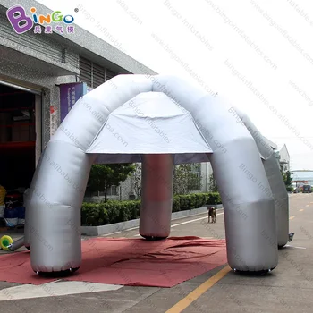 Factory outlet economic 6x6x3.5 inflatable 5 legged sliver tent for booth or party etc / customized logo / spider tent 
Factory outlet economic 6x6x3.5 inflatable 5 legged sliver tent for booth or party etc / customized logo / spider tent