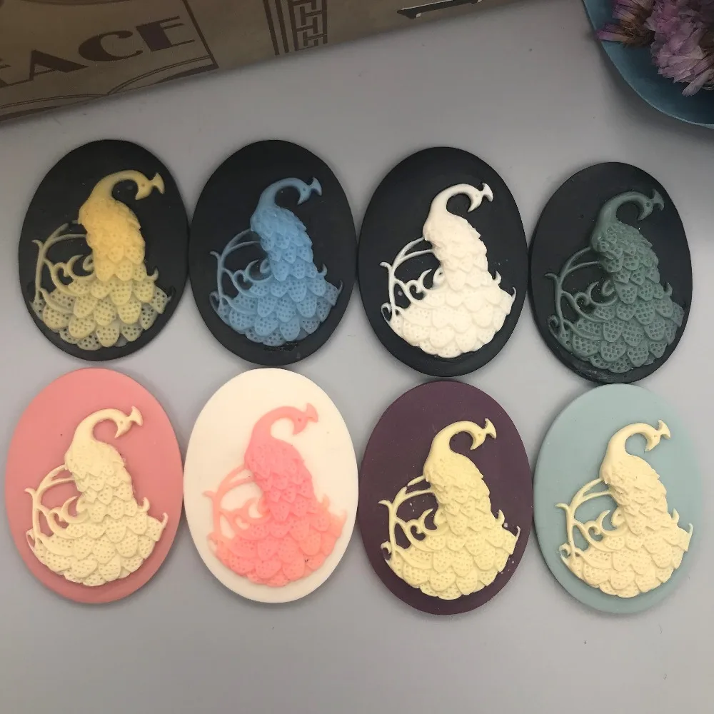 Free shipping! Mixed resin peacock Cameo .Resin Flatback Cabochon for Necklace Pendant .jewelry.DIY , 30*40mm
Free shipping! Mixed resin peacock Cameo .Resin Flatback Cabochon for Necklace Pendant .jewelry.DIY , 30*40mm