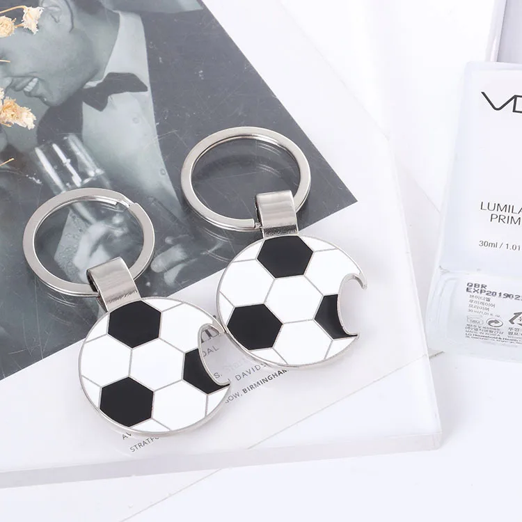 Metal Keychain Football Bottle Opener Keychain Gift Men Women Soccer Star Soccer Club Fans Keychain Silver Toy Gift
Metal Keychain Football Bottle Opener Keychain Gift Men Women Soccer Star Soccer Club Fans Keychain Silver Toy Gift