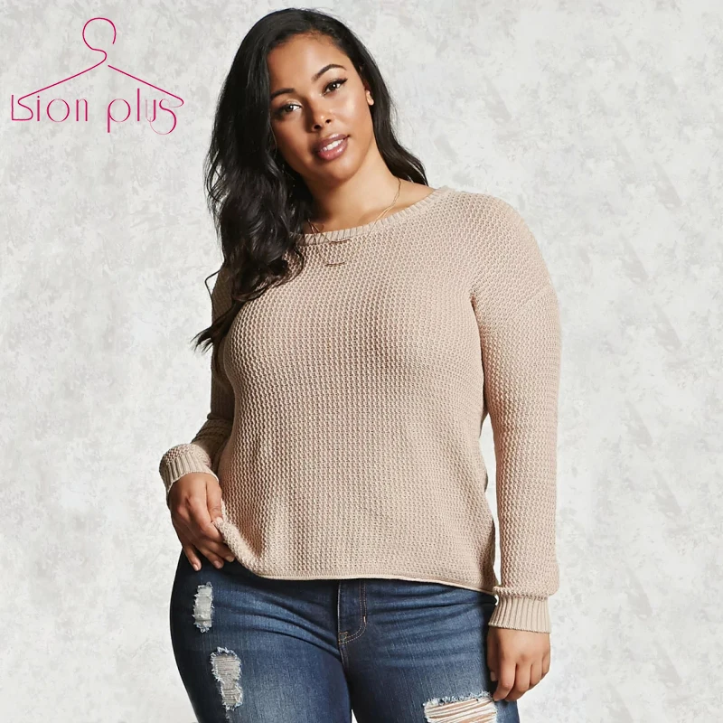 Women Sweaters And Pullovers Big Sizes XXXL 4XL 2017 Autumn Nude Back Hollow Out O-Neck Casual Sweater Plus Size Women Clothing
Women Sweaters And Pullovers Big Sizes XXXL 4XL 2017 Autumn Nude Back Hollow Out O-Neck Casual Sweater Plus Size Women Clothing