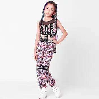 Children New Korean Version Hip Hop Dance Costume Girls Vest Pants Jazz Costumes Kids Street Dance Clothing Performance Wear Xxl 
Children New Korean Version Hip Hop Dance Costume Girls Vest Pants Jazz Costumes Kids Street Dance Clothing Performance Wear Xxl