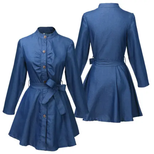 New Fashion Hot Sale Women's Denim Jean Long Sleeve Buttons High-waist Slim Shirt Short Dress Office Lady Work Clothing S-XXXL
New Fashion Hot Sale Women's Denim Jean Long Sleeve Buttons High-waist Slim Shirt Short Dress Office Lady Work Clothing S-XXXL